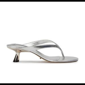 Tony Bianco Krista sandal silver leather size 9
